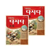 CJ제일제당 다시다 조개1kg x2개, 2개, 1kg