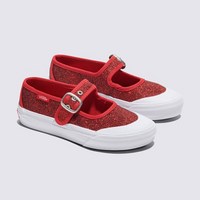 반스 VN000CYKRED VANS 키즈 글리터 Mary Jane 메리 제인 아동 키즈 스니커즈 캔버스화