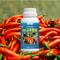 대유고추칼슘500ml 고추전용 칼슘결핍예방 및 회복용 석회비료 무름병 낙과 끝썩음 열과, 1개, 500ml
