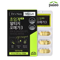 팔레오 닥터스노트 초임계 알티지 오메가3 (1 050mg x 30캡슐) x 1개, 30정, 1박스