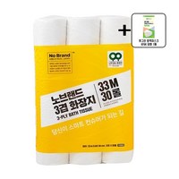 노브랜드 화장지 3겹 33m 30롤 + 마스크 1매, 1개