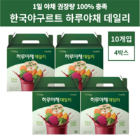 한국야구르트 하루야채 데일리 하루 야채즙 100ml 40개입, 1개, 4000ml