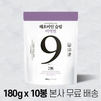 해초미인슬림 미역국수 [ 10봉 ] 비빔5+메밀5 모두~포함~본사 발송, 10개, 180g