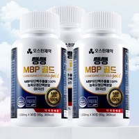 오스틴제약 MBP 유단백추출물 골드 1000mg x 90정 3개월분 식약처인증, 4개