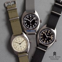 나발 워치 NAVAL WATCH Mil-02 로얄 타입 쿼츠 밀리터리 손목 시계 3컬러, 02C 카키, 1개