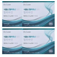 닥터린 식물성 멜라토닌 함유 멜라바인 30정 4박스, 4개