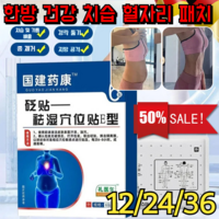 1/1+1 [즉효] 한방 건강 치습 혈자리 패치 습기제거허브디톡스 침술패치 살빠지는 패치, [1+1]6매*2박스