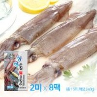 싱싱 손질 통오징어 240g * 8팩(16미), 8개