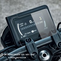 Husqvarna Svartpilen 2024 바이크 오토바이 액세서리 스크래치 클러스터 스크린 대시 보드 보호 장비 필름 125 401 801, [02] 2 SETS