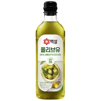 백설 스페인산 압착 올리브유, 900ml, 4개