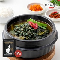 미스타셰프 아욱다슬기해장국 500g 12팩, 단일속성, 12개