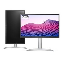 LG 27UP550N 27인치 UHD 4K 모니터 HDR 피벗 높이조절 화이트 USB-C단자