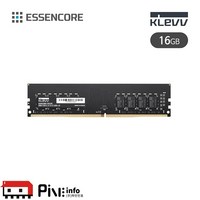 에센코어 KLEVV DDR4 16G PC4-25600 CL22 3200MHz 파인인포 (하이닉스 칩 내장), 1개