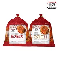 종가 종가집 중부식 포기김치5.5kg + 전라도식 포기김치5.5kg