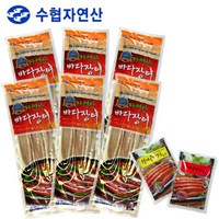 근해통발수협 프리미엄 자연산 바다장어 260g(5미) x 6팩/ 소스(매운맛4 순한맛4), 6개