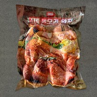 [지케이푸드] 사세 훈제 통오리 완포 900g (드 라이)오리로스 고기 간편한반찬 오리통구이, 1개