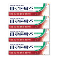 파로돈탁스 데일리 후로라이드 치약, 150g, 4개