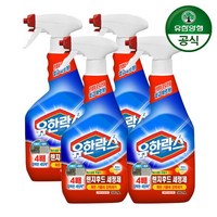 유한양행 [본사직영] 유한락스 레인지후드 세정제 500mL, 4개