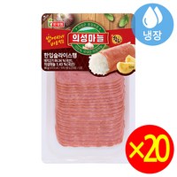 롯데햄 의성마늘햄 슬라이스, 60g, 20개