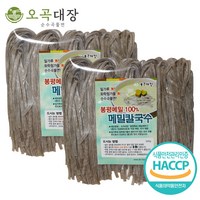 오곡대장 봉평 순메밀칼국수 100%국산 메밀면 글루텐프리, 2개, 500g