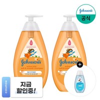 존슨즈베이비 액티브 키즈 소프트 앤 스무드 샴푸, 500ml, 2개