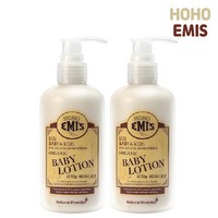 hoho emis 호호에미 유기농 아기 신생아 로션 시즌2 천연 베이비로션 유아로션 lotion 고보습 + 퍼스널마켓 증정, 호호에미 유기농 로션 X 2개