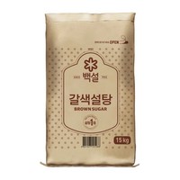 백설 갈색 설탕, 갈색설탕15kg, 15kg, 1개