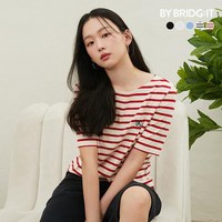 [바이브리짓]Summer 로고 포인트 티블라우스 5종