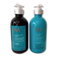 (정품) 모로칸 인텐스 컬 크림 300ml+스무딩 로션 300ml, 1세트, 600ml