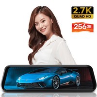 국내 최대용량 256GB Q40 GPS 메모리 포함가 10M 2.7K 삼성테크윈 룸미러블랙박스, 128G 2채널 :  실내 후방카메라