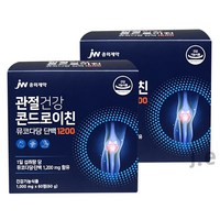 [JW중외제약] [12개월] 관절건강 콘드로이친 뮤코다당 단백 1200 12박스(1박스:1, 60정, 2박스