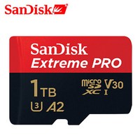 1TB Extreme PRO A2 V30 1024GB 미니 카드 SDXC 메모리 카드 플래시 미니 TF 미니 카드 1T SD Card, 1개