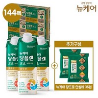 대상웰라이프 대상 뉴케어 당플랜 프로(호두맛) 144팩+당플랜 영양바 36개, 1세트, 단일옵션