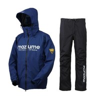 MAZUME 마즈메 낚시복 콘택트 레인 슈트 방수 MZRS-688, 네이비/블랙, 1개