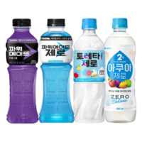 [한번에먹자쇼핑몰] 이온음료 4종 혼합구성 각 / 파워에이드 600ml 퍼플스톰+파워에이드 제로+토레타제로 500ml+이프로 아쿠아제로 500ml / 각 5개 총 20개, 1세트