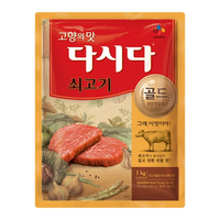 CJ제일제당 쇠고기 다시다 골드, 1kg, 4개