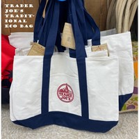 [미국직구/무료배송] 트레이더조 남녀공용 에코백 코튼 에코백 토트 책가방 Trader Joe Eco Bag