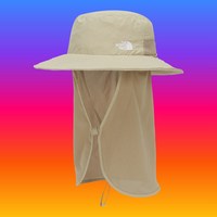 [국내정식매장] 노스페이스 등산 모자 ECO LIGHT SHIELD HAT - BEIGE 트레킹 부니햇 정글모 차양 햇빛가리개, L