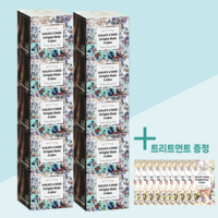 제니하우스 시즌3 살롱코드 오리진 헤어컬러 염색제 염색약 1박스x10개+트리트먼트 10개 증정, 다크브라운x10박스, 10개