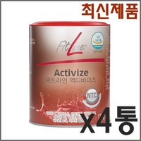 독일 pm 피트라인 액티바이즈 4통 비타민 A C 스테비아 함유제품, 175g, 4개