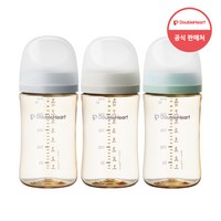 더블하트 모유실감 3세대 트리플팩 240ml(모먼트), 혼합색상, 240ml, 3개