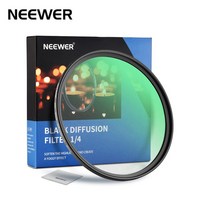 니워 NEEWER 40.5mm Black Diffusion 1/4 Cinematic Effect Filter / 블랙미스트 / 펜탁스17필터 / 정품