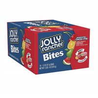 졸리 랜처 츄이 캔디 바이트 51g 18봉(1박스) 체리 오렌지 워터멜론 그린 애플 JOLLY RANCHER Chewy Candy Bites Cherry Orange Watermelon Green Apple (Pack of 18), 1개