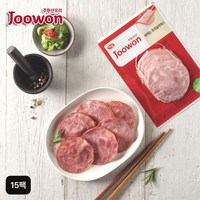 주원산오리 주원산오리 싸먹는 슬라이스 15팩, 80g, 15개