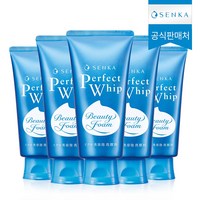 센카 NEW 퍼펙트 휩 페이셜 워시 에이 클렌징폼, 120g, 5개