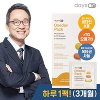 데이즈온 원데이팩 멀티비타민 알티지오메가3 옥타코사놀 3개월 오한진 멀티팩, 1개, 63g