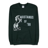 [와일드 동키] [라벨루쏘] 무스탕 코튼 맨투맨 FR MUSTANGS FOREST GREEN