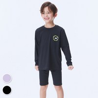 NEWBALANCEKIDS 쿨링온ESSENTIAL_생존수영 아동 래시가드 셋업 NK9RE2107U