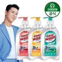 해피홈 주방세제 이지워시 720mL 3개, 선택:레몬소다 720ml 3개