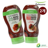 풀무원 고소쌈장 1개 매콤쌈장 1개 360g, 2개, 720mg